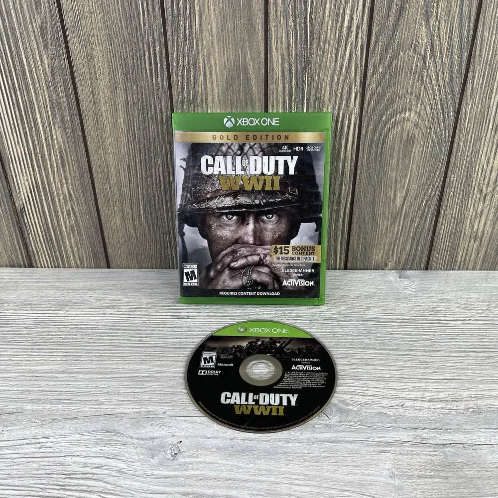 Call of Duty WWII World War 2 (Microsoft Xbox One, 2017) Tested Working